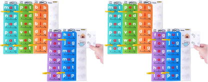 CHEFAN CVC Word Spelling Games, Phonics Flash Card Sight Word Games, Preschool Kindergarten Learning Activities, Montessori Educational Toy Gift for 3 4 5 6 Year Old Kids