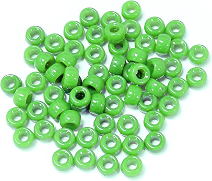 JOLLY STORE Crafts - Mini Pony Beads, Easy-to-Use Reusable Jewelry-Making/Bracelet Beads for Art, Craft Decorations & More, 6.5 x 4mm Beads, Crafted in The USA, Opaque Grey, 1000 pcs (Pack of 1)