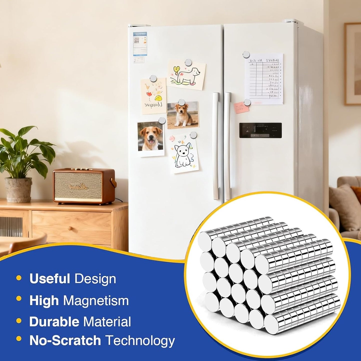 320Pcs Small Neodymium Magnets, 6x2mm Small Rare Earth Magnet Mini Magnets for Whiteboard, Office, School, STEM Measurement Kit, 3D Printing,Science Experiments