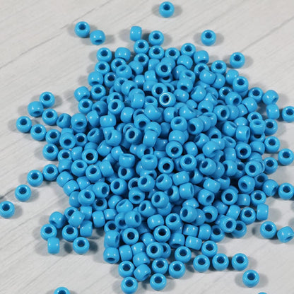 Bala&Fillic 6x9mm Army Green Pony Beads with Smooth Surface 1000pcs Crayon Color Craft Beads (Army Green)