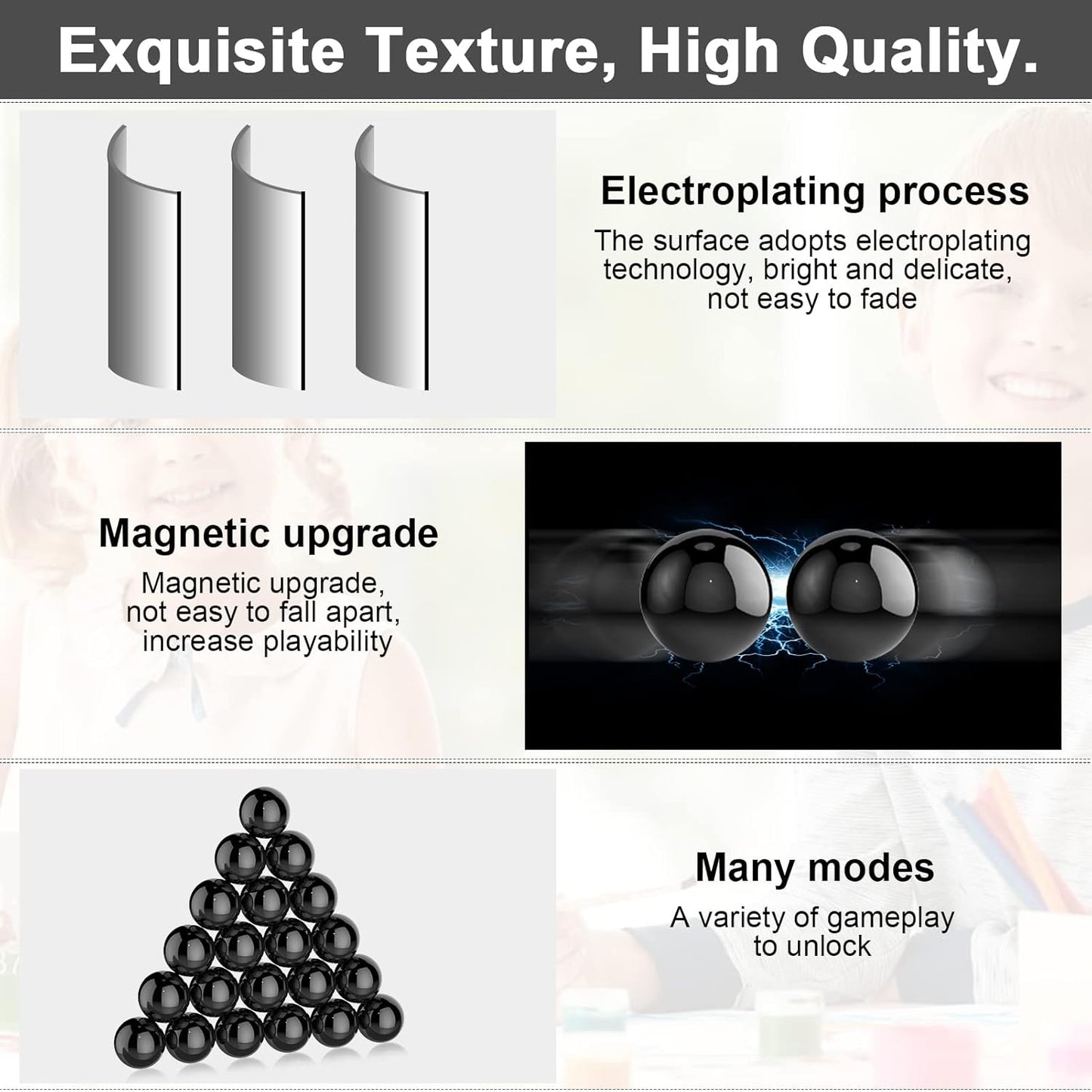 21Pcs Magnet Rainbow Ball Fidget Toy, DIY Hematite Stones Toys for Adults, Science Kit for Anxiety Relief, Magnetic Rattle Snake Birthday Easter Gift Egg Filler Stuffer Party Favors