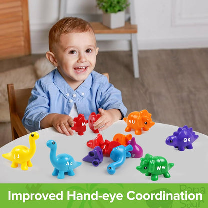 Alphabet Learning Toys Matching Letter ABC Fine Motor Toy Double-Side Ice Cream Toys Preschool Learning Activities Montessori for Toddler Kids Ages 2 3 4 5