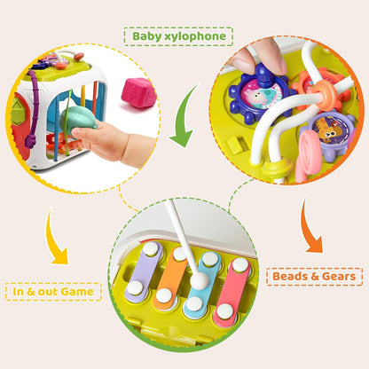 MINGKIDS Baby Toys 12-18 Months,Baby Sensory Fine Motor Skills Developmental Toys,Gifts for 6 9 12 18 Month Age 1 2 3 4 One Two Year Old Boys Girls Kids, multicolor
