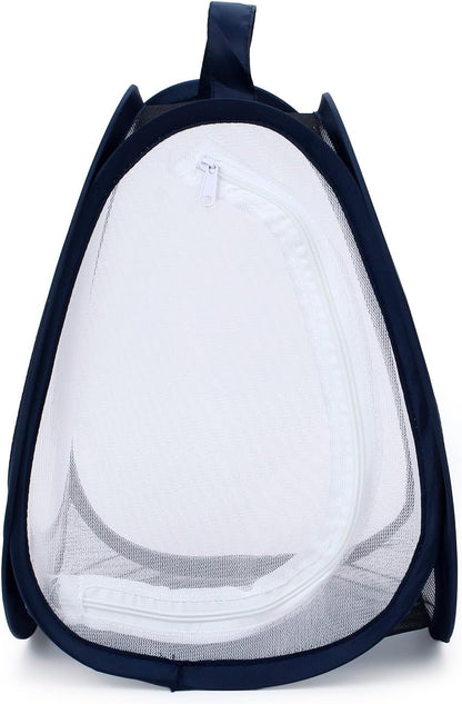 RESTCLOUD Mini Butterfly Habitat, Insect Mesh Cage, Bug Terrarium Pop Up 7.5" x 11" Tall