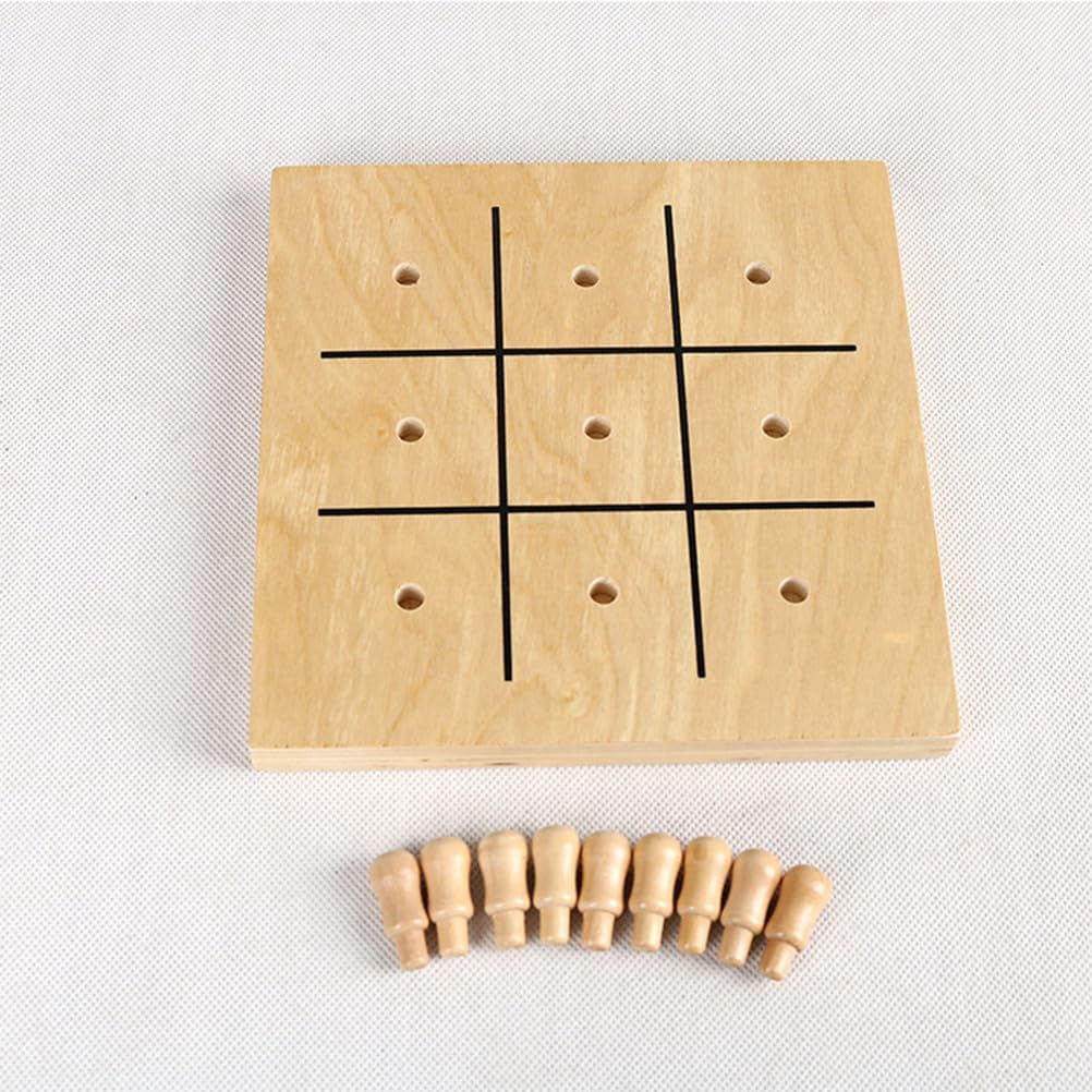 Montessori Two-Finger Grab Peg Board, Fine Motor Skill Development Toy for Toddlers