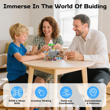 100PCS Magnetic Blocks, Magnet Tiles Toys for Kids, Magnetic Building Blocks Cubes, STEM Montessori Stacking Magnets for Kids, Birthday Gifts for Boys and Girls Age 3+ Years Old