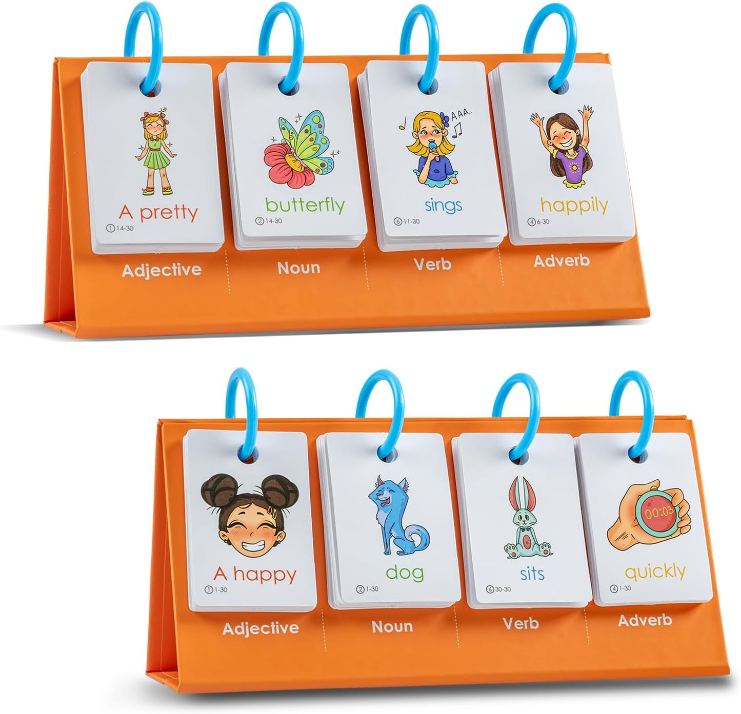Phonics Games Sentence Building Flash Cards for Kids, CVC Word Games Sight Words for Kindergarten, Preschool Learning Special Education Speech Therapy Tools