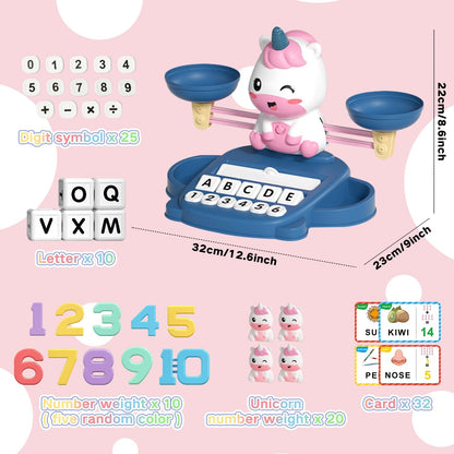HOPEEYE Dinosaur Kindergarten Preschool Learning Activities Math Counting Matching Letter Toys - Toddler Educational Toys for 3 4 5 6 7 Year Olds Boys Birthday Gift Games for Kids Ages 5-7 3-5