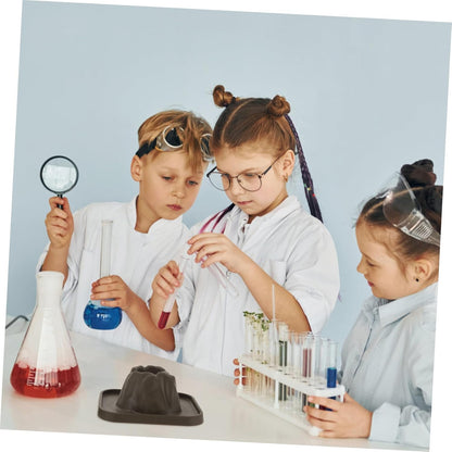 SEWACC 5pcs Volcanic Model School Figure Model Volcano Eruption Prop Science Kit for Kids Classroom Experiment