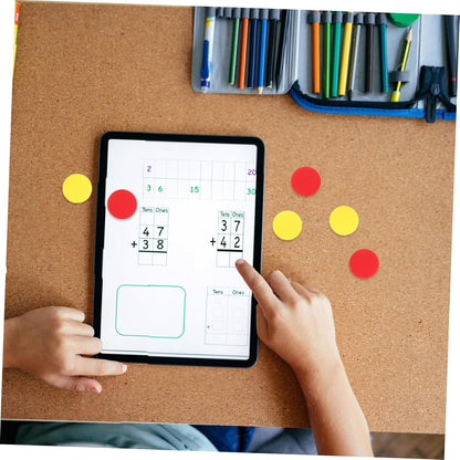 Toddmomy 200pcs Dual Color Math Counting Chips for Safe Educational Counters for Learning Activities Enhance Math Skills and Interactive Fun