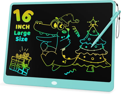 KOKODI LCD Writing Tablet 8.5-Inch Colorful Doodle Board, Electronic Drawing Tablet Drawing Pad for Kids, Educational and Learning Kids Toys Gifts for 3 4 5 6 7 8 Year Old Boys and Girls(Blue)