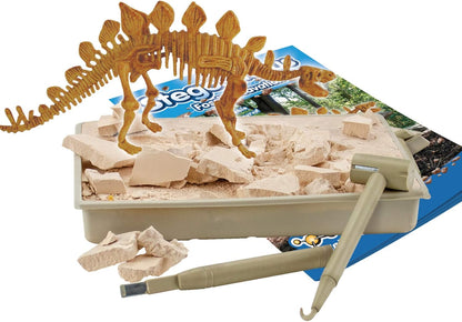 Science4you Triceratops Dinosaur Fossil Digging Kit - Excavate and Assemble 10 Dino Bones, Dinosaur Archeology and Paleontologist Toys, Games, Gifts for Boys and Girls Age 6 7 8 9 10+