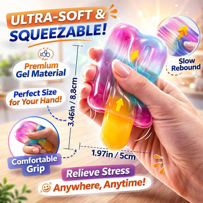 2026 New Ice Cream Squeeze Squishy,Summer Sensory Stress Relief,Easter Basket Stuffers Party Favors for Anxiety Relief Everyone,Birthday Gift (#3)