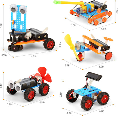 STEM Science Kits for Kids 8-12, Robotics Robot Building Car Kit STEM Toys for Boys Robots Craft 8-10, Science Activities Experiment Engineering Project Electronics 8 10 12 14 Year Old Boy Gifts
