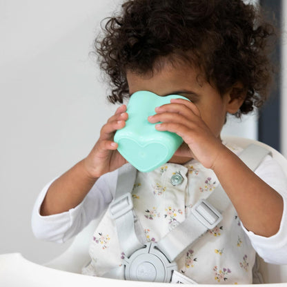 The First Years My First Open Cup — 2 Cups in 1 — Open Baby Cup with Removable Spill Control Insert — Training Cups for Transition to Toddler Cups — Ages 12 Months and Up — 2 Count