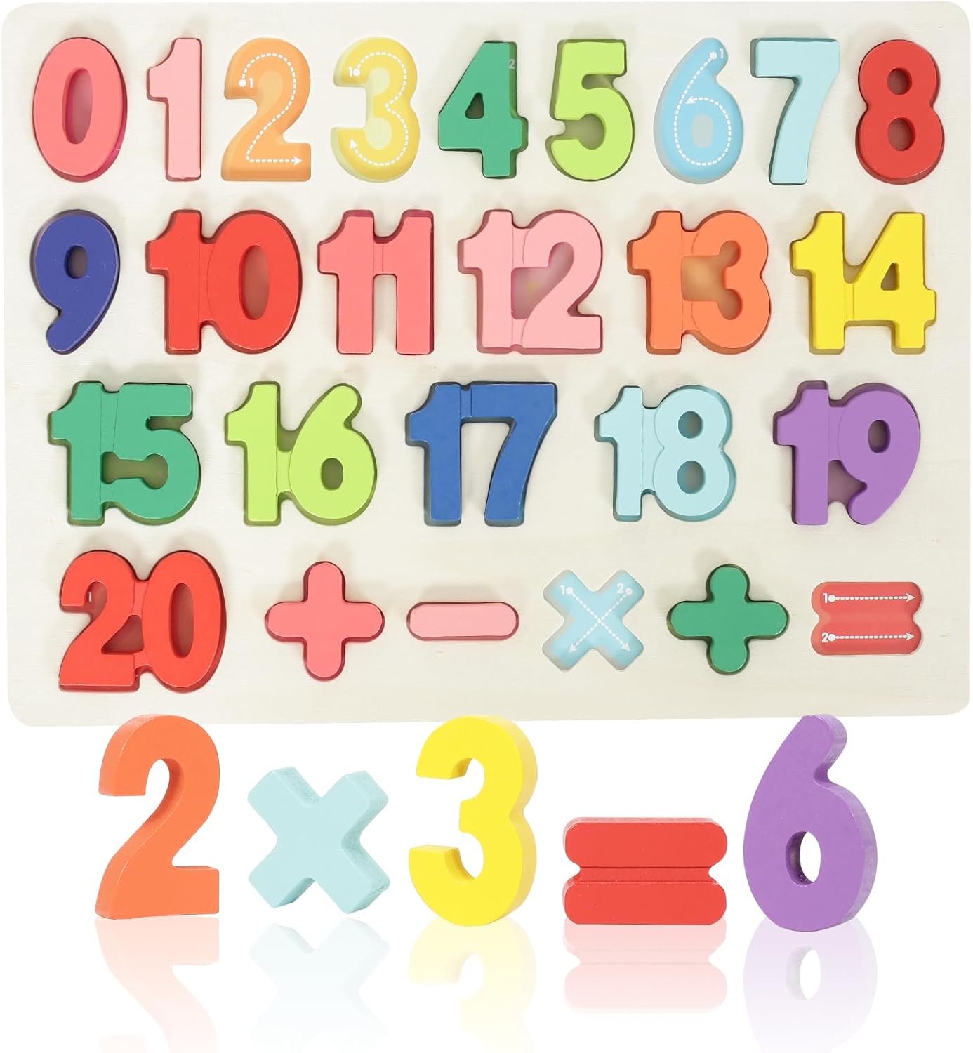 Kairsya Alphabet Puzzle - montessori Wooden Puzzles for Toddlers 1-5 | abc Alphabet Puzzles Learning Toys for toddlers toddler learning toys Preschool Educational Gift for kids Lowercase Letter Puzzle
