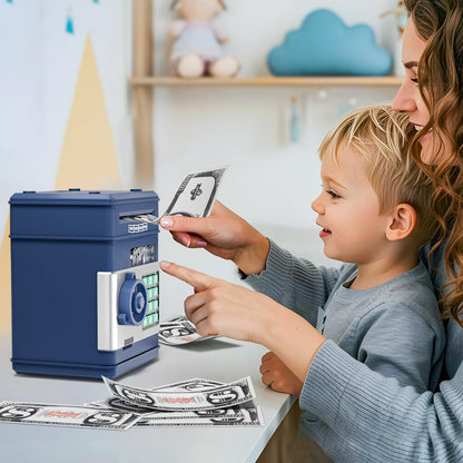 Kids Piggy Bank for Girls - Toys for 5 6 7 8 9 10 Year Old Girl Birthday Gifts - Electronic Piggy Bank ATM Machine Money Safe for Kids Toys Age 6-8-10
