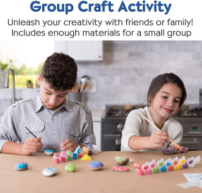 Creativity for Kids Rock Painting Kit - Glow in the Dark Rock Kit: Crafts for Kids, Painting Rocks Arts and Crafts, Kids Gift (Ages 6+)