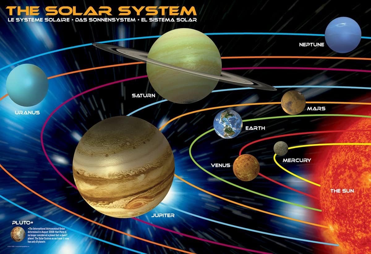 The Solar System 100 Piece Jigsaw Puzzle - Colors A