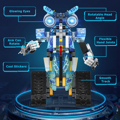 Robot Toys for 8-16 Year Old Boys Girls Kids with APP or Remote Control Science Programmable Building Block Kit, STEM Projects Educational Birthday Gifts