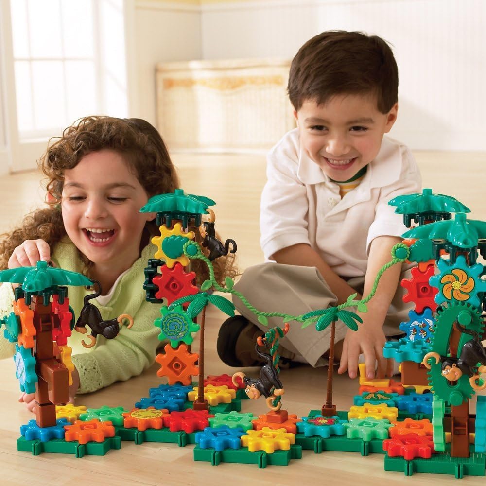 Learning Resources Gears! Gears! Gears! Space Explorers Building Set - 77 Pieces, Ages 4+, STEM Activities, Fine Motor Skills, Toddler Explorer Kit, Science and Construction, Boys and Girls Gifts