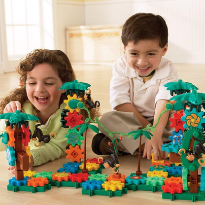 Learning Resources Gears! Gears! Gears! Space Explorers Building Set - 77 Pieces, Ages 4+, STEM Activities, Fine Motor Skills, Toddler Explorer Kit, Science and Construction, Boys and Girls Gifts