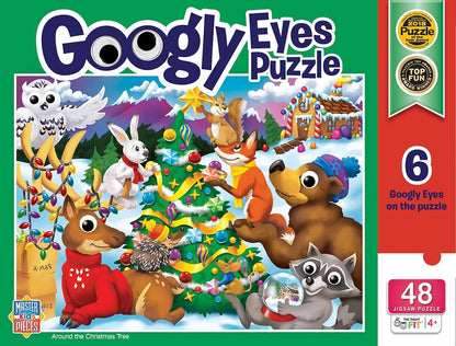 MasterPieces – 48 Piece Jigsaw Puzzle for Kids 4+ Years, Pets with Googly Eyes, Educational and Fun Game, Gift Idea for Children, 19" x 14