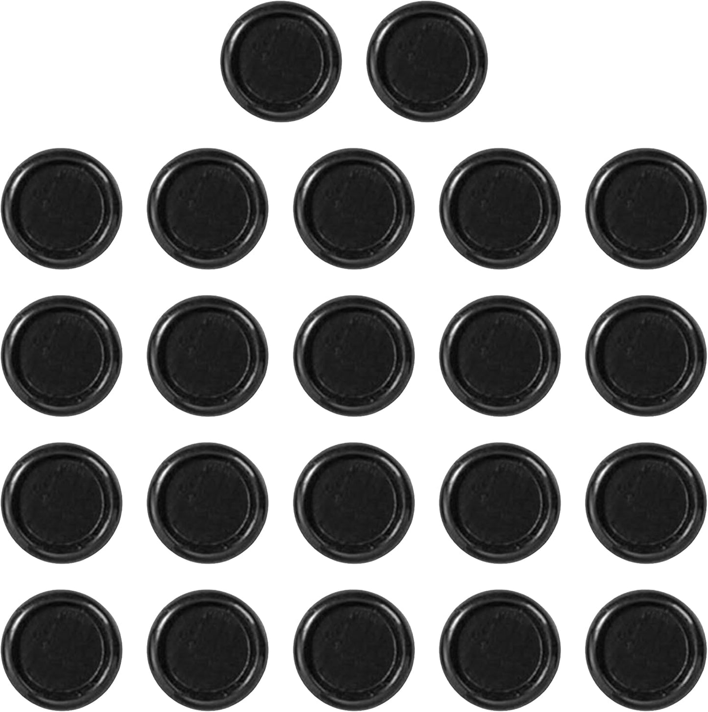Levenger Circa Discs Binder Rings for Discbound Notebooks System, 22 Pack, Black, 2-Inch