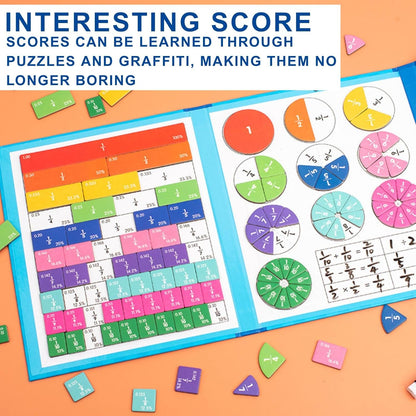 Magnetic Fraction Demonstration Book, Tiles & Circles