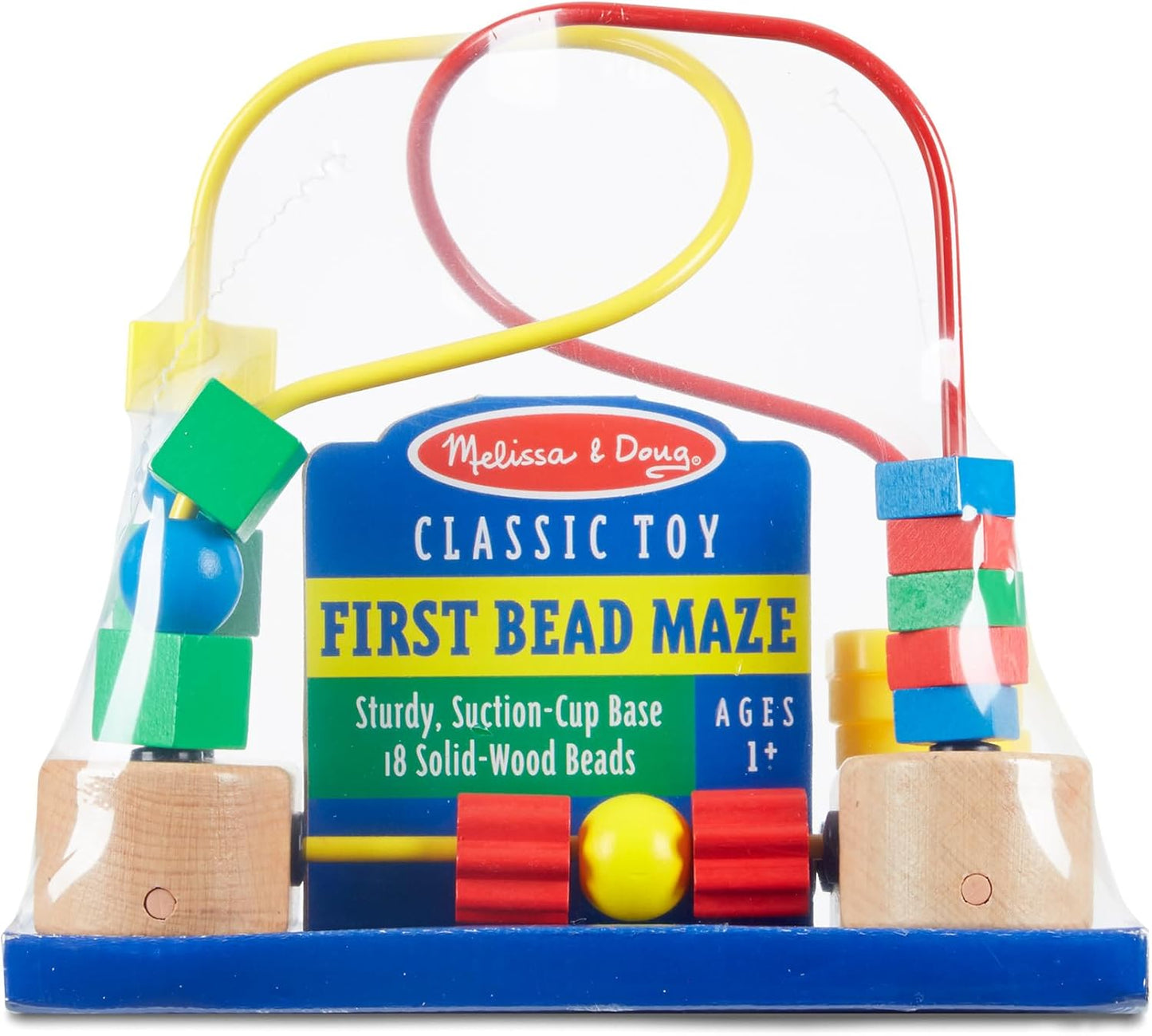 Melissa & Doug Abacus Classic Wooden Toy with 100 Beads - Preschool Learning Activities and Math Games for Kids, Homeschool Essentials for Ages 3+