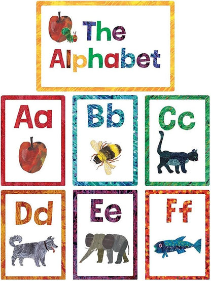 World of Eric Carle 43 pc Bundle of Math Bulletin Board Decorations, Numbers 0-20, Ten Frames, Counters, Place Value Math Manipulatives, Homeschool and Classroom Decor