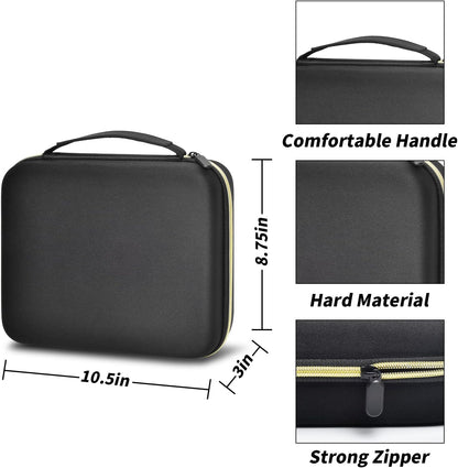PAIYULE 96 Pieces 46mm Coin Capsules, with Foam Gasket and Plastic Storage Organizer Box, 6 Sizes (20/25/27/30/38/46mm) Coins Collector Case Holder for Coin Collection Supplies(Black)