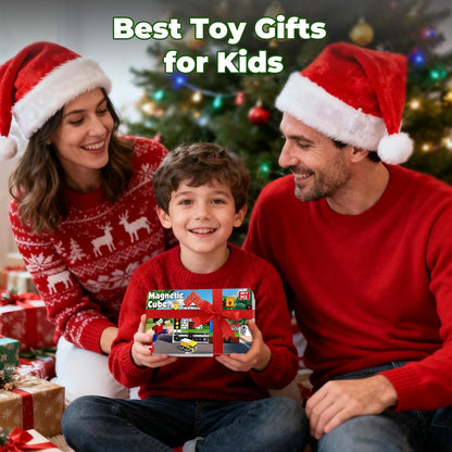 160 Pcs Magnetic Blocks - Magnetic Building Blocks for Kids Ages 4-8, Magnet Cubes Stacking Toy, Classroom STEM Toys, Birthday Gift for 3+ Year Old Boys Girls (Patent Pending)