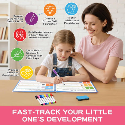 Preschool Learning Activities, Tracing Books for Kids Ages 3+, Toddler Handwriting Practice, Letter Tracing for Kids, Preschool Kindergarten Workbooks 3+, Learning Books for 3+ Years Old