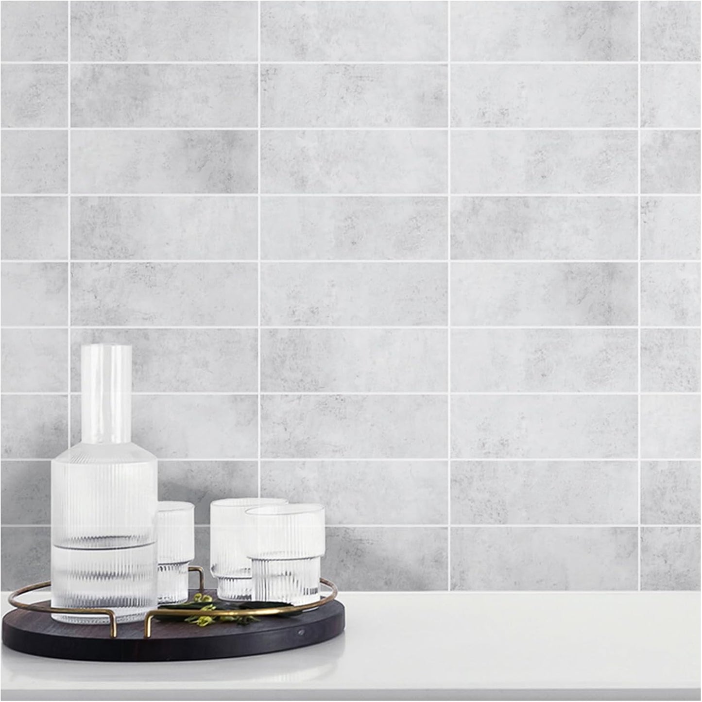 Tilingview 30 PCS Peel and Stick Backsplash Tile for Kitchen/Bathroom/Living Room, 3"x 9" Self-Adhesive Subway Tile for Backsplash, Matte Textures Tiles/Handmade Tiles (Sand Color)