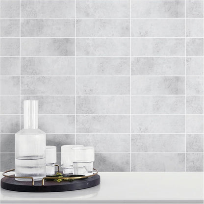 Tilingview 30 PCS Peel and Stick Backsplash Tile for Kitchen/Bathroom/Living Room, 3"x 9" Self-Adhesive Subway Tile for Backsplash, Matte Textures Tiles/Handmade Tiles (Sand Color)