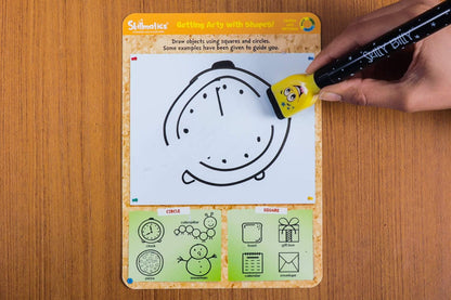 Skillmatics Educational Game - Dots & Mazes, Reusable Activity Mats with Dry Erase Marker, Gifts, Travel Toy, Ages 3 to 6
