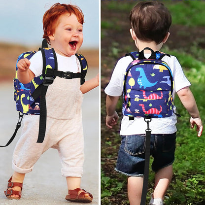 Accmor Toddler Backpack Leash with Anti Lost Wrist Link, Cute Mini Child Walking Harnesses Keep Kids Close Back Pack Rope Tether Rein for Baby Boys (Pink/Unicorn)