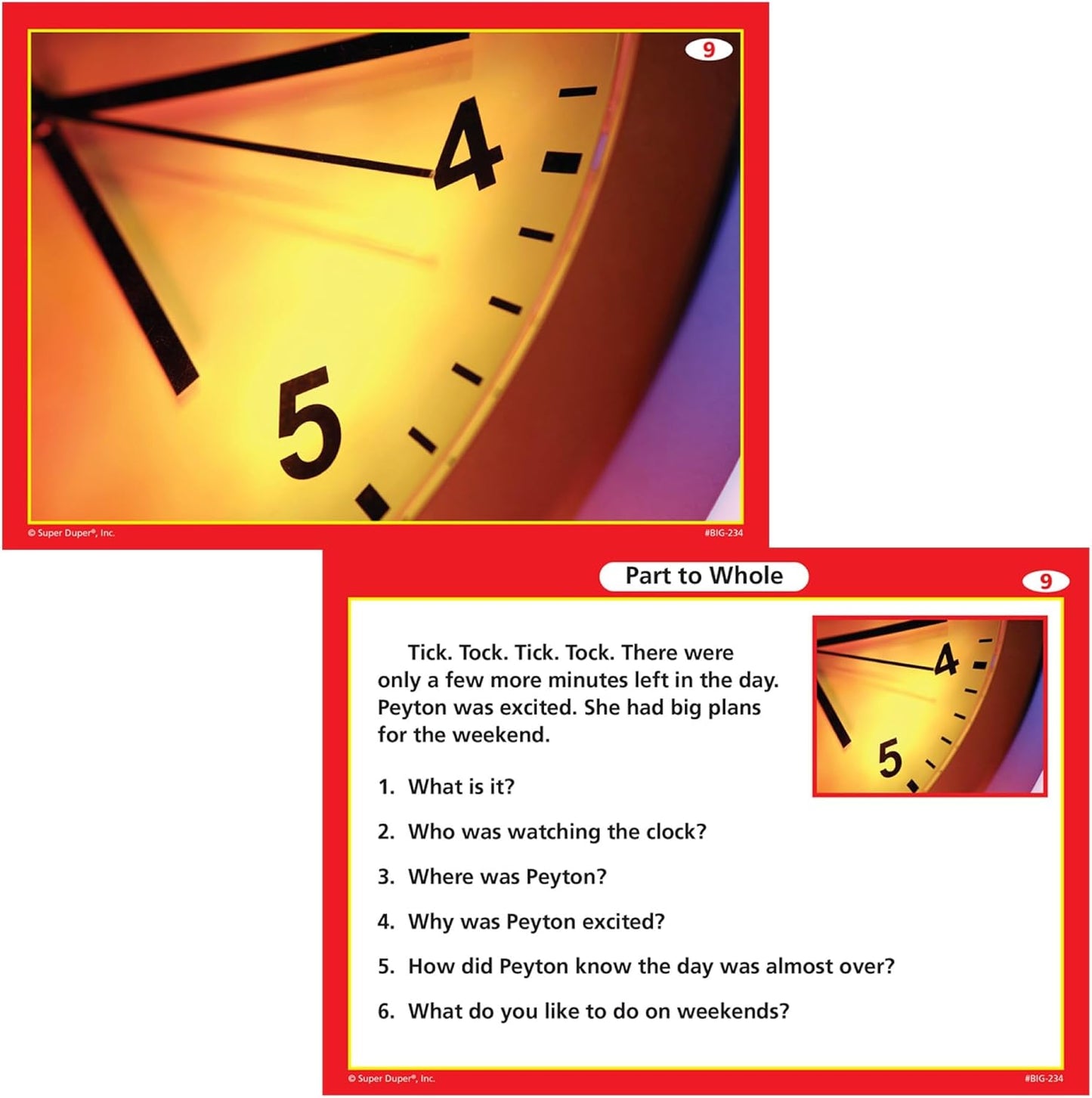 Super Duper Publications | Webber Inferencing Big Photo Flash Cards | Predicting, Reasoning and Critical Thinking Skills Fun Deck | Educational Learning Materials for Children