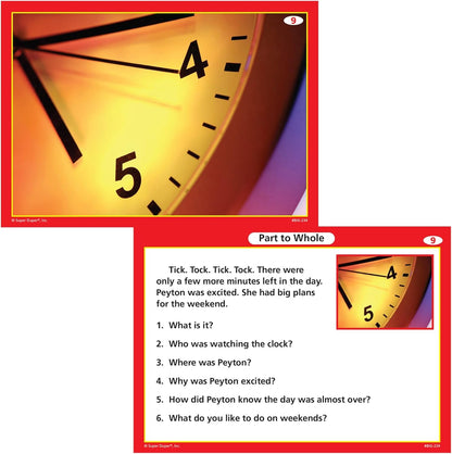 Super Duper Publications | Webber Inferencing Big Photo Flash Cards | Predicting, Reasoning and Critical Thinking Skills Fun Deck | Educational Learning Materials for Children