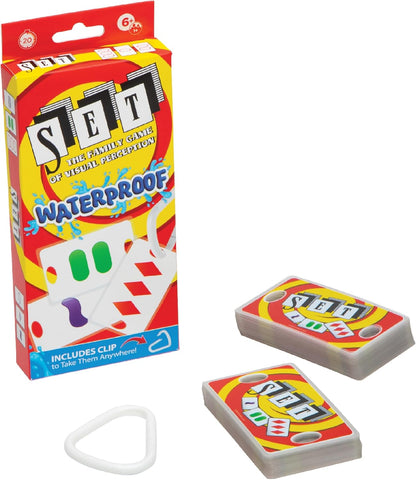 Set Card Games for Kids - Matching Game, Pool, Summer Toys, Pool, Travel Games, Memory, Learning Game, Multi-Player, Ages 6+