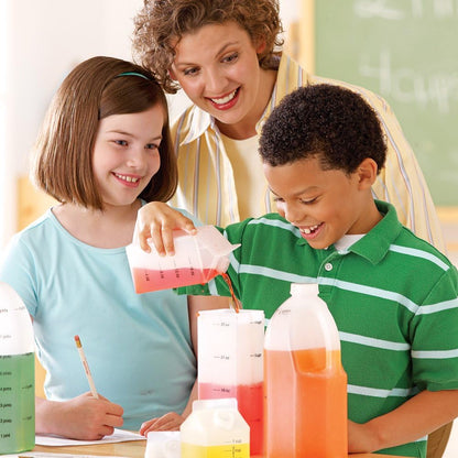 Learning Resources Gallon Measurement Set - Volume Measuring Science Kit, STEM Projects, Chemistry Accessories, Classroom Must Haves, Teacher and Student Supplies, Back-to-School Tools