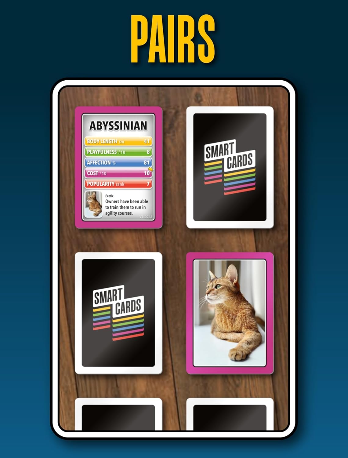 SMART CARDS DINOSAURS Card Game - Matching Pairs, Snap, Trumps, Rummy, Happy Families (7 Games To Play) | Travel Game, Gift, Stocking Stuffer | for Adults, Kids, Boys, Girls | Age 5+, 1-8 Players