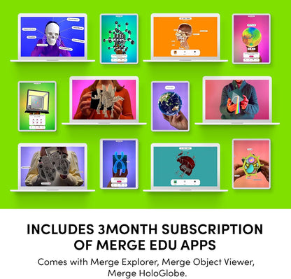 Merge Cube STEM Toy - Hold Digital Science Experiments in Your Hand! 1000+ 3D Objects & 100+ Interactive Simulations with Augmented Reality - Fun Learning Gift for Kids