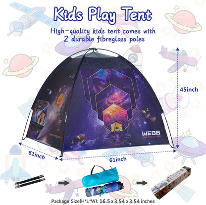 Mnagant James Webb Space Telescope Kids Play Tent Indoor & Outdoor for Boys and Girls(61" x 61" x 45")