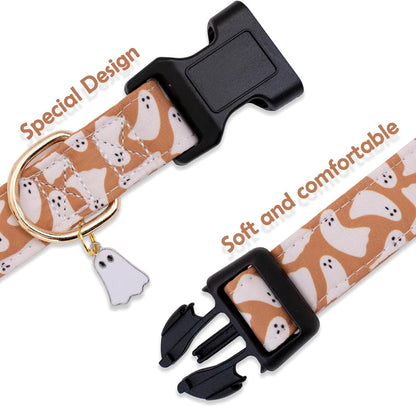 Faygarsle Dog Collar for Small Medium Large Dogs Colorful Puppy Collars for Female Dogs Toy Building Blocks Patterned Pet Collars for Summer Spring Wedding Puppy Girl Dog Collar M