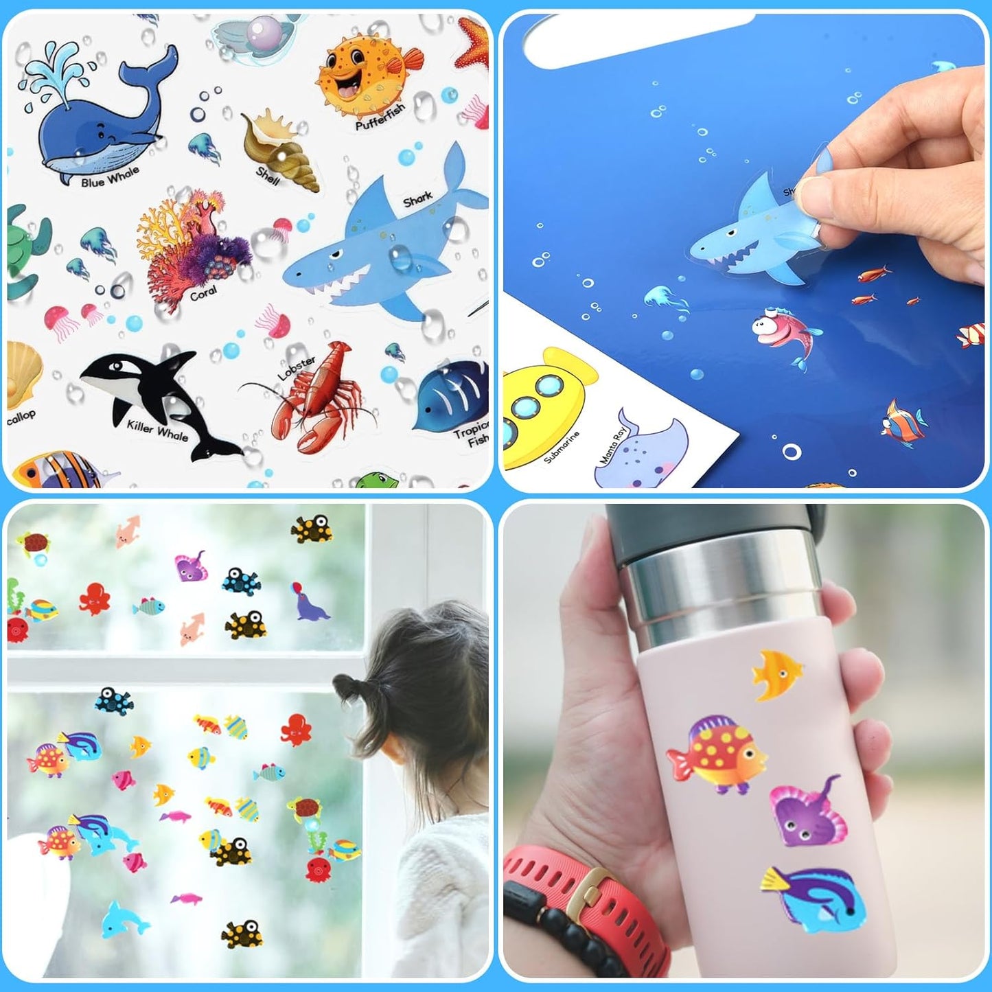 ASTARON Reusable Sticker Book for Toddlers, 88 Pcs Dinosaur Stickers Road Trip Activities Car Airplane Activities Travel Toys for Kids, Kids Quiet Time Activities (2-6 Age)