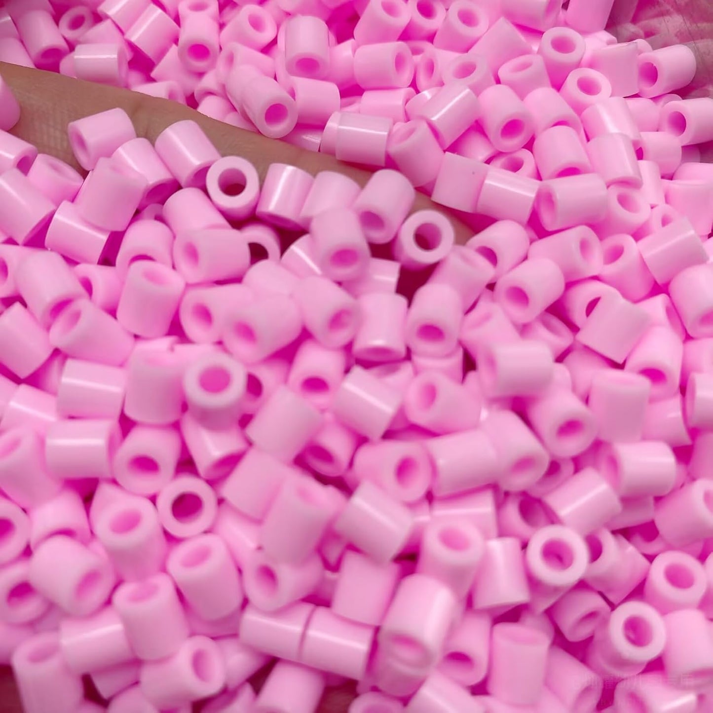 OEEKOI 5500Pcs Fuse Beads - 5mm Bulk Melting Beads for Crafts, Ideal for Christmas Birthday Gifts,Clear