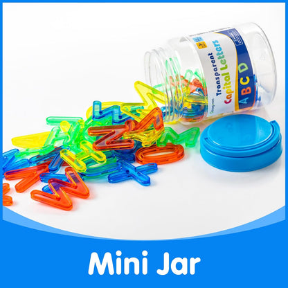 66 Pcs Translucent Letters and Numbers – Light Table Toys, Manipulatives and Accessories for Enhanced Learning & Fun
