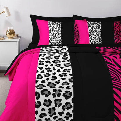 Nesker Comforter Set Twin Size, Science Lab School 5 Pcs Bedding for Kids and Adults, Medical University Chemistry Bed Sheet Sets with Fitted Sheet Pillowcase & Sham